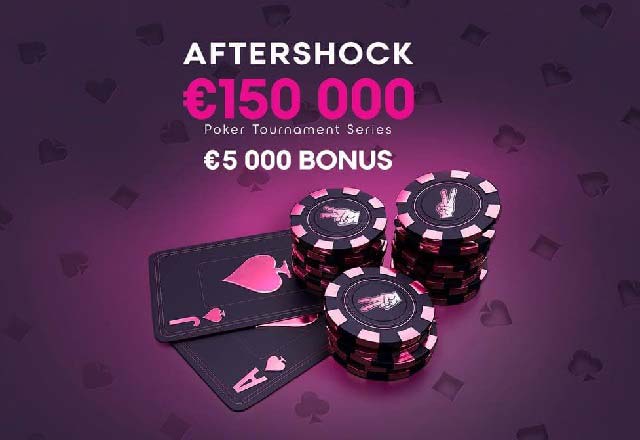 AfterShock Series на Vbet Poker