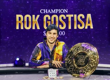 Победитель ивента хайроллеров PokerGO Рок Гостиса