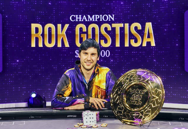 Победитель ивента хайроллеров PokerGO Рок Гостиса